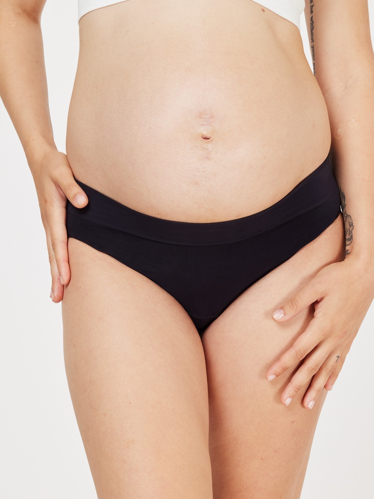 peaches bikini brief - black