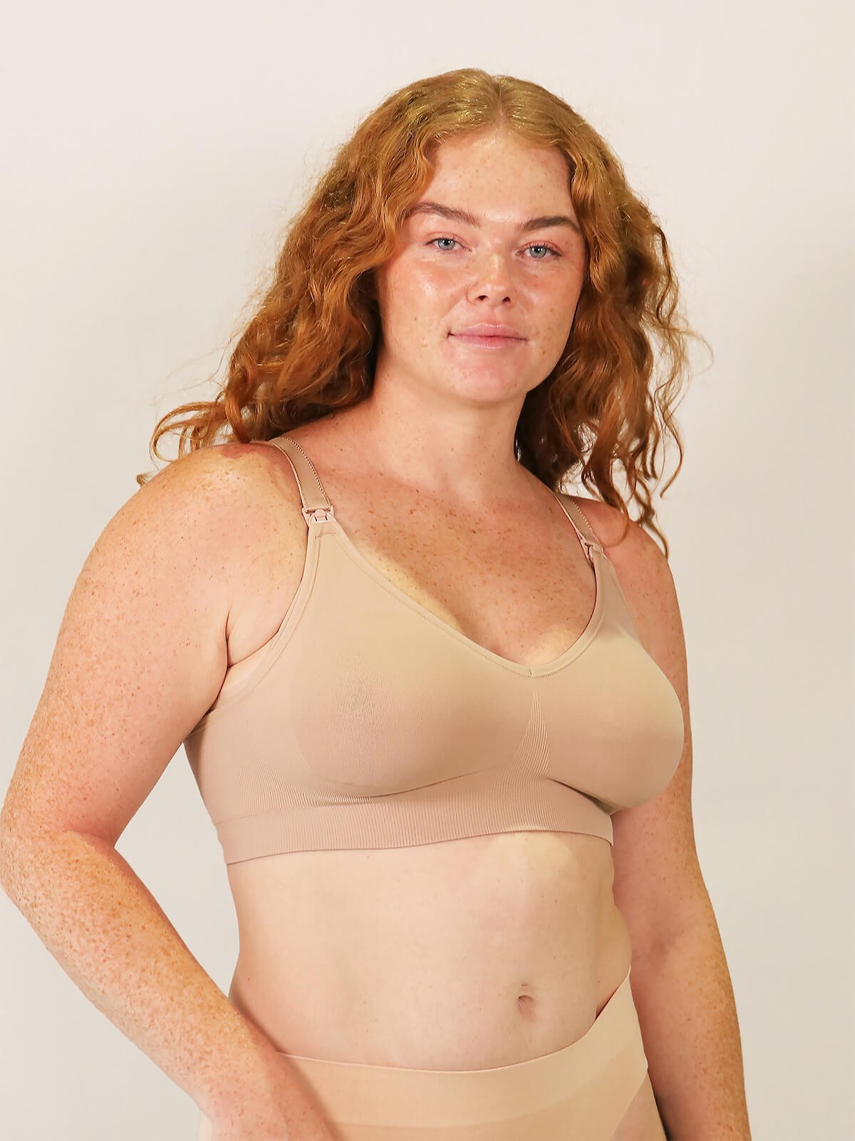 tiramisu nursing bra - beige