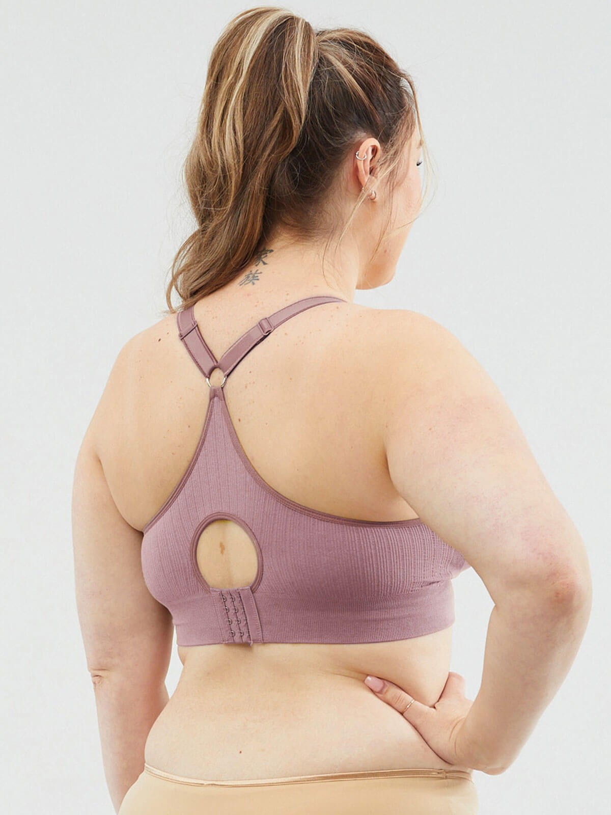 tutti frutti nursing bra - mauve