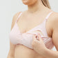 taffy non wire nursing bra drop-down cups - rose