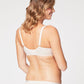 waffles contour nursing bra back view - beige