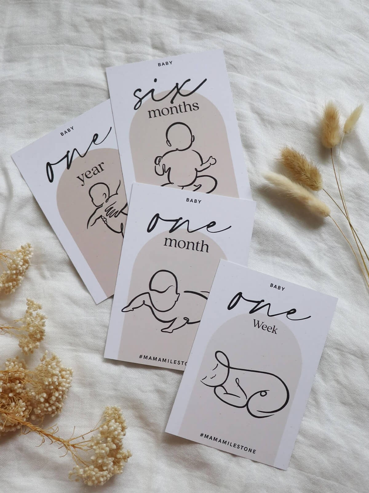 milestone cards set