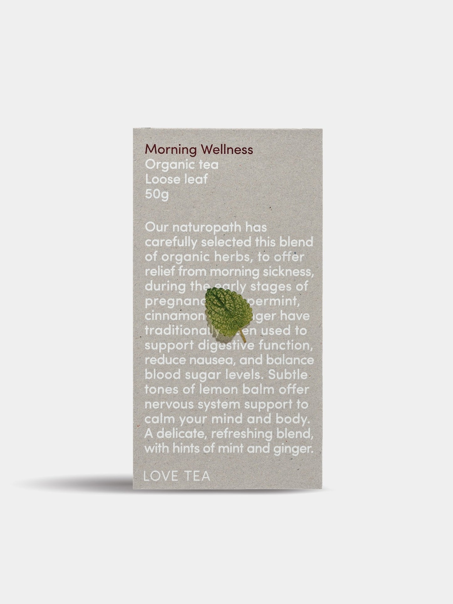 morning wellness tea box