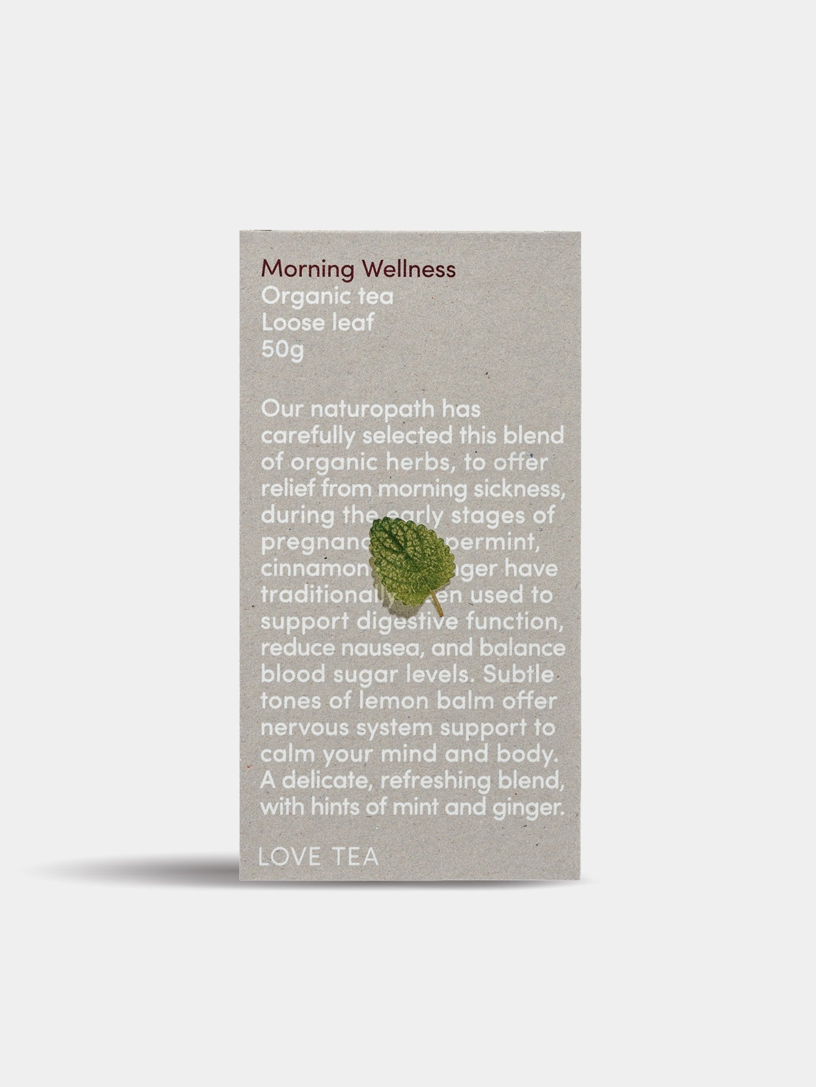 morning wellness tea box