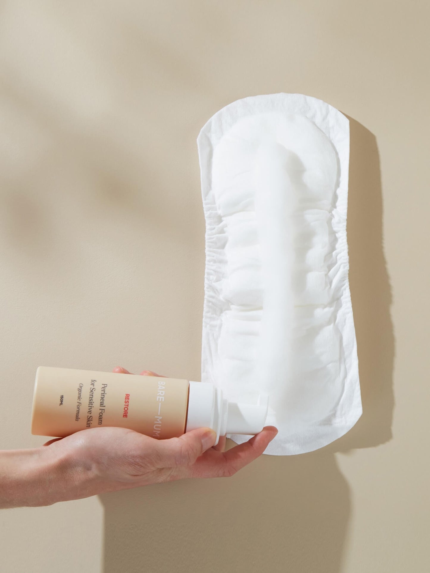 perineal foam on pads