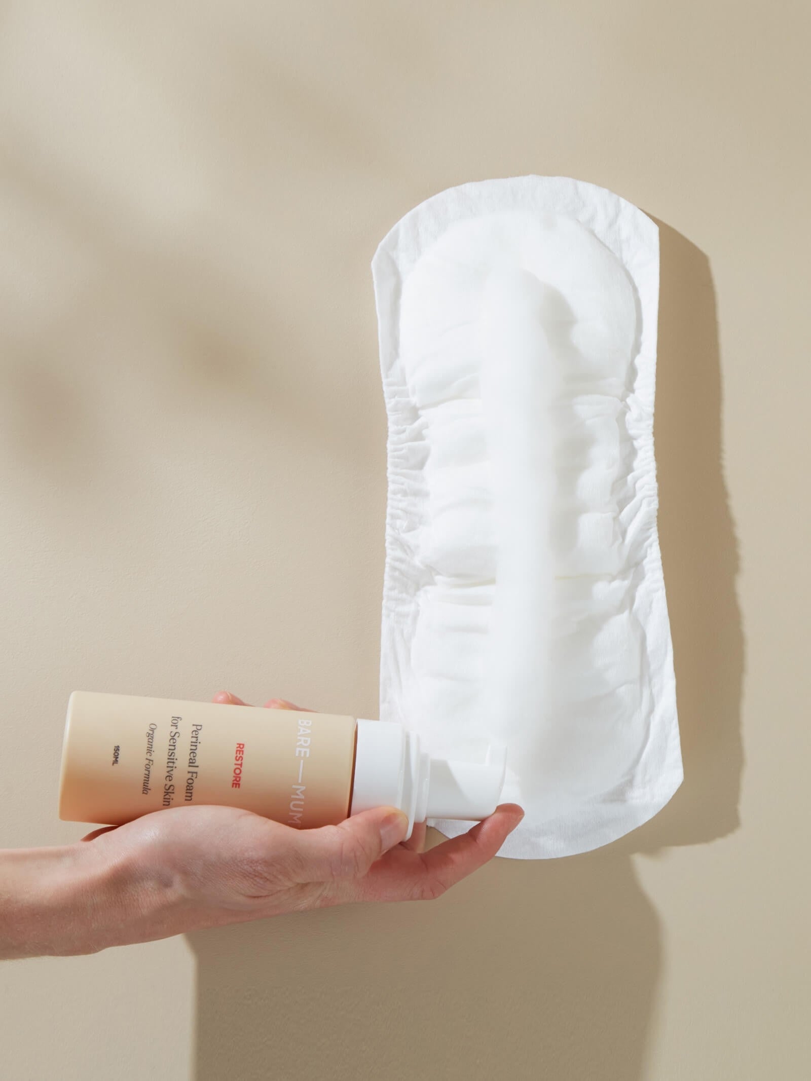 perineal foam on pads