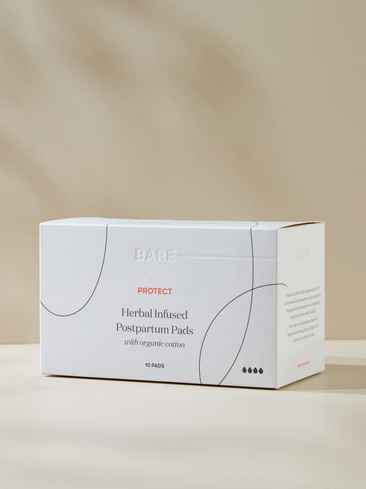 postpartum pads box