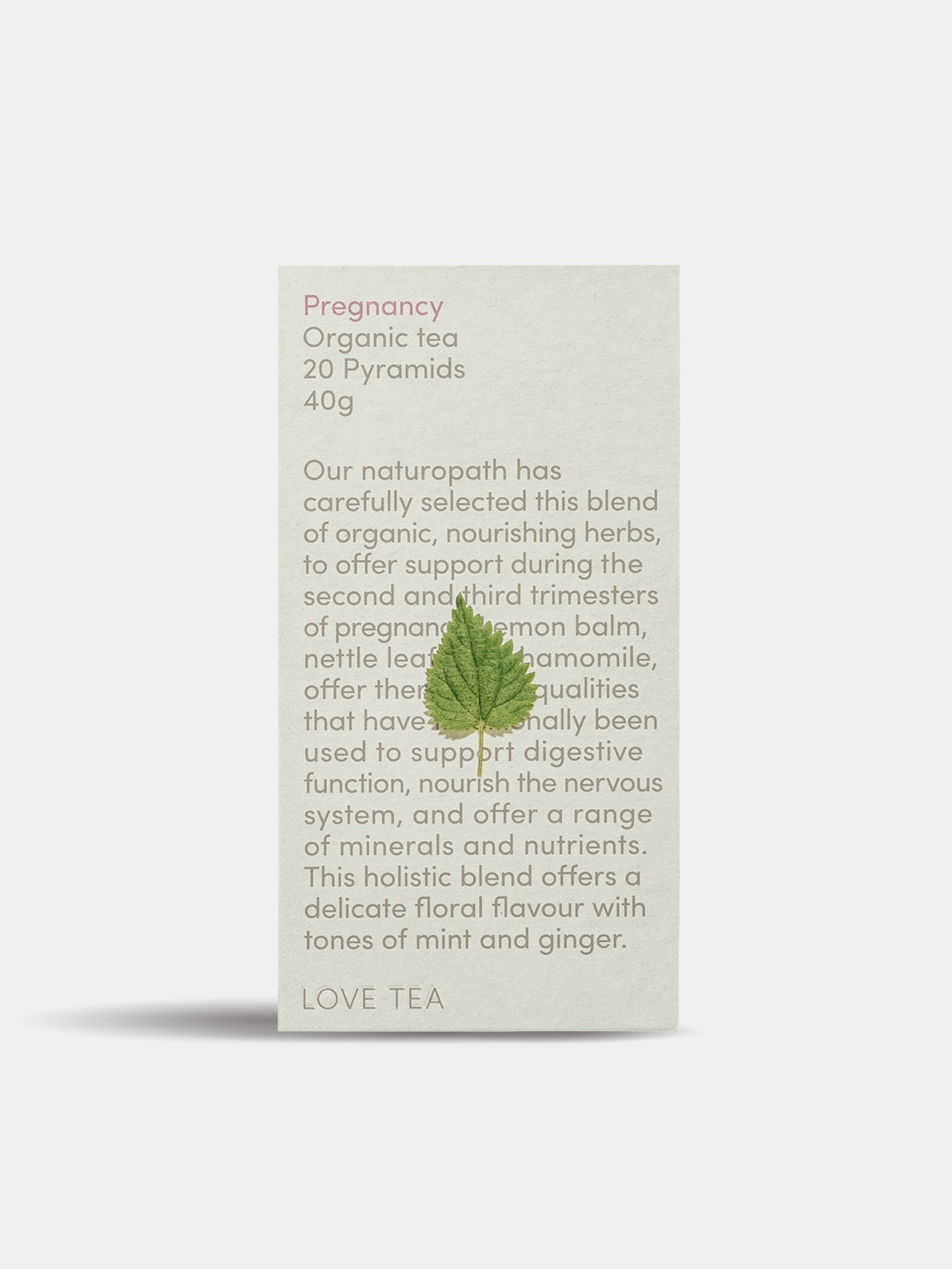 pregnancy tea box