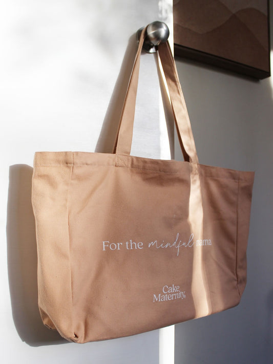 maternity tote bag when hung