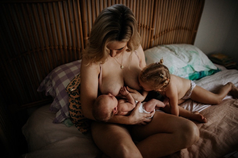 second time breastfeeding mama